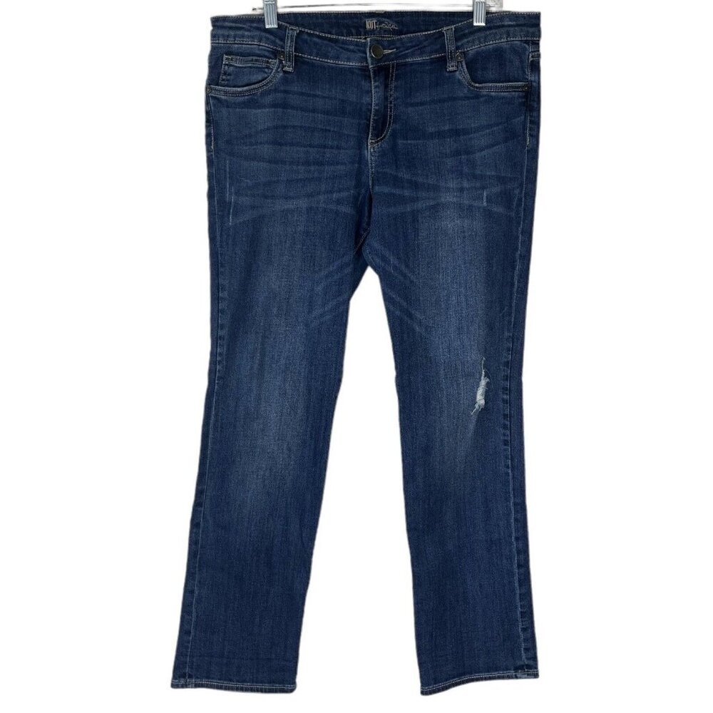 KUT from the Kloth Denim Jeans Womens Size 12 Mid Rise Medium Wash